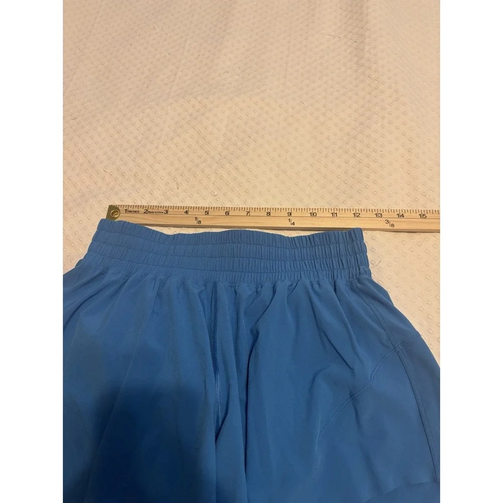 Lululemon Blue Women's Running Shorts Drawstring 2.5